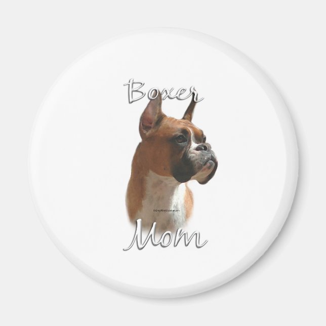 Boxer Mom 2 Magnet (Front)
