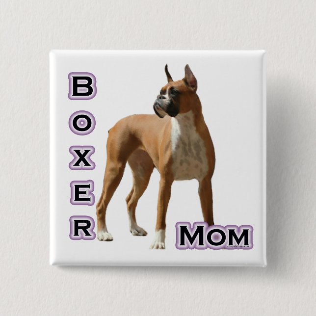 Boxer Mom 4 - Button (Front)