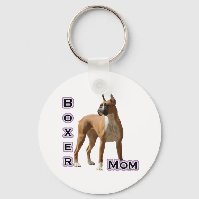 Boxer Mom 4 - Keychain (Front)