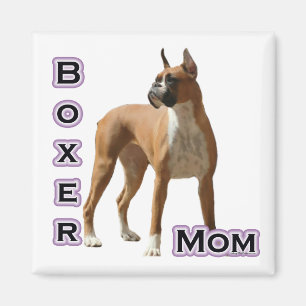 Boxer Mom 4 - Magnet