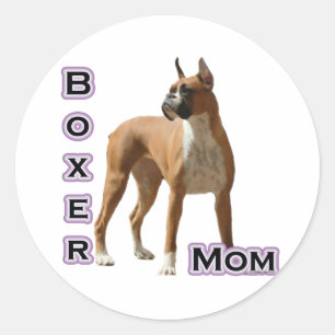 Boxer Mom 4 - Sticker