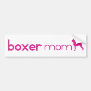 Boxer Mom Bumper Sticker