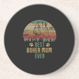 Boxer mom coaster