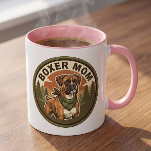 Boxer Mom Coffee Mug Boxer Dog Mom Gift