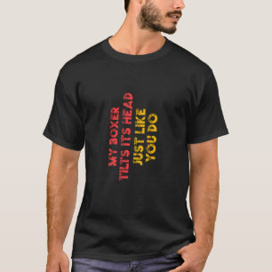 Boxer Mom Dad Funny Dog Lover Gift Women Men Kids T-Shirt