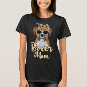Boxer Mom Dog Lover Animal Whisperer Veterinarian T-Shirt