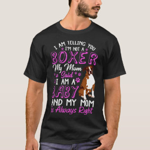 Boxer Mom Dog T-Shirt