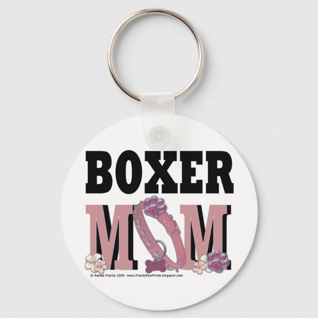 Boxer MOM Keychain (Front)