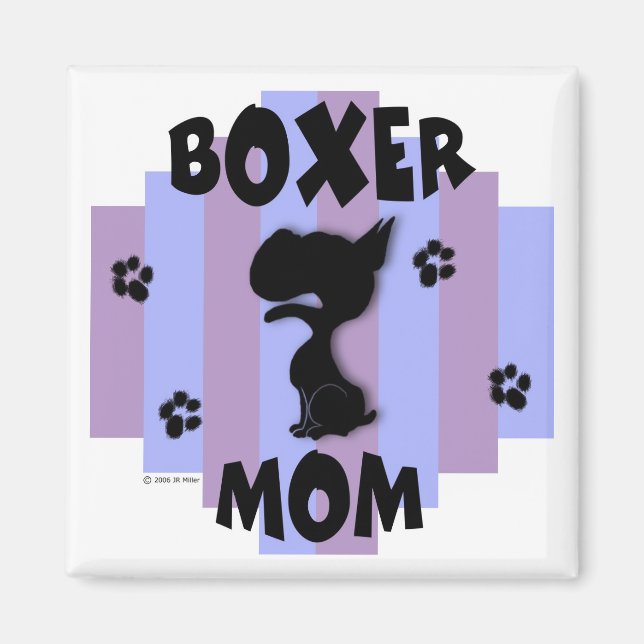 Boxer Mom Magnet (Front)
