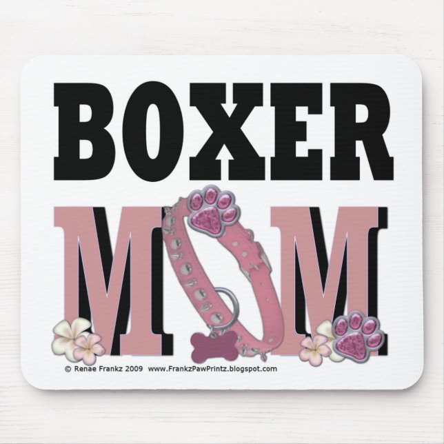 Boxer MOM Mouse Pad (Front)