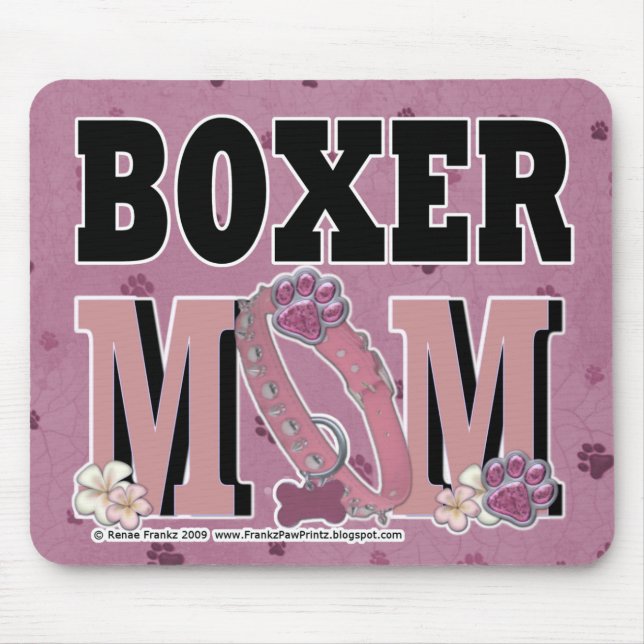 Boxer MOM Mouse Pad (Front)