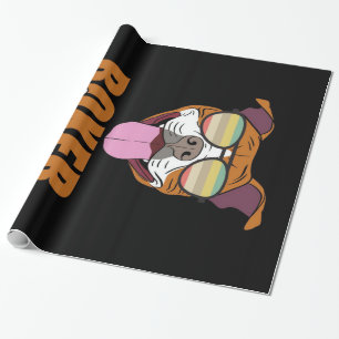 Boxer Mom Personalized To My Mom Wrapping Paper