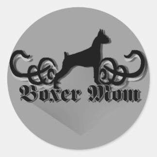 Boxer mom sticker