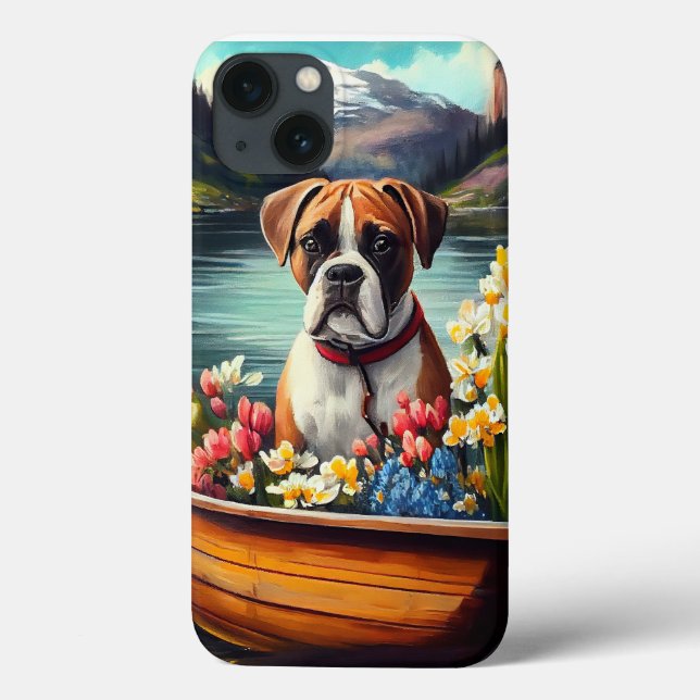 Boxer on a Paddle: A Scenic Adventure Case-Mate iPhone Case (Back)