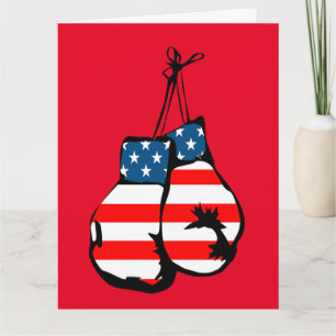 BOXER PATRIOTIC BIRTHDAY CARD