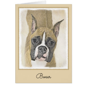 Boxer Peinture - Cute Original Chien Art