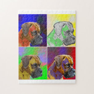 Boxer Photo Puzzle with Gift Box