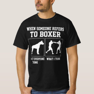 Boxer Puns Boxing Humour Funny Boxing Boxer T-Shirt