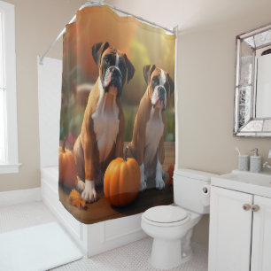 Boxer Puppy Autumn Delight Pumpkin 