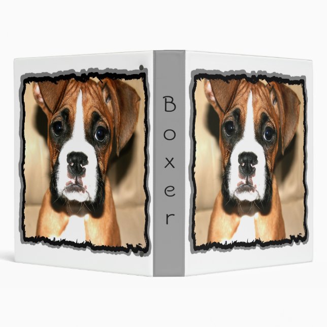 Boxer puppy Binder (Background)