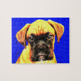 Boxer puppy jigsaw puzzle