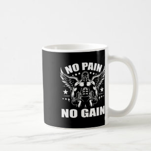 Boxer Quotes No Pain No Gain Sign No Pain No Gain  Coffee Mug