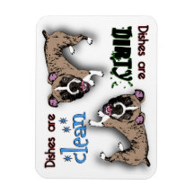 Boxer Rectangle Dishwasher Magnet