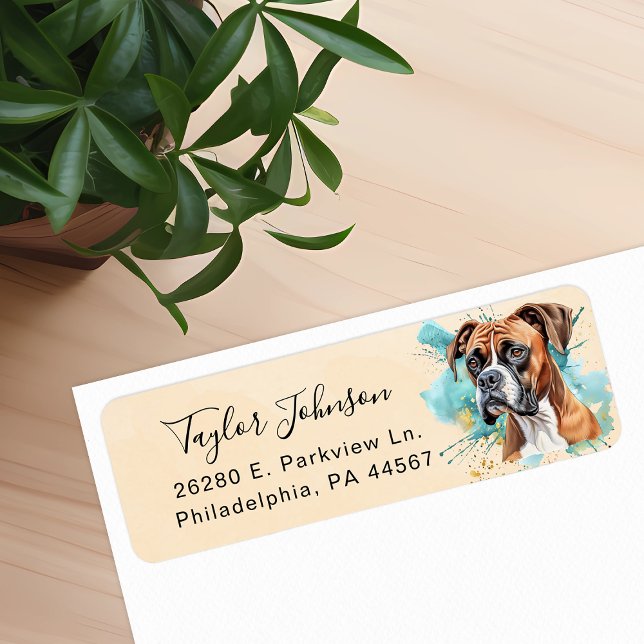 Boxer Return Address Label (Creator Uploaded)