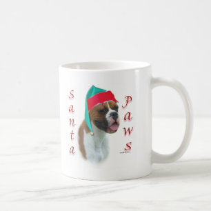 Boxer Santa Paws Coffee Mug