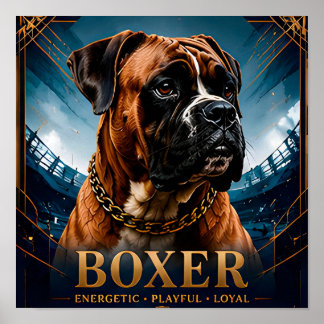 Boxer Signature Family Collection Poster