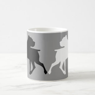 Boxer Silhouette Duet Coffee Mug