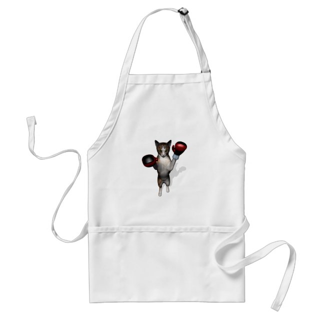 Boxer Tabby Standard Apron (Front)