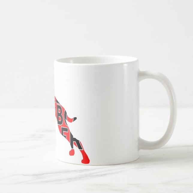 Boxer Text Hund Dog Coffee Mug (Right)