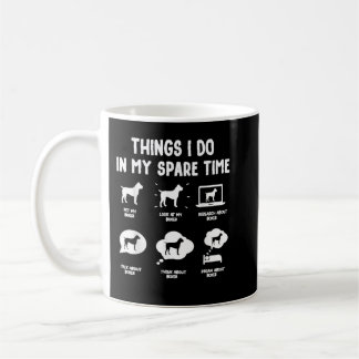 Boxer Things Do Spare Time Funny Dog Mom Dad Coffee Mug