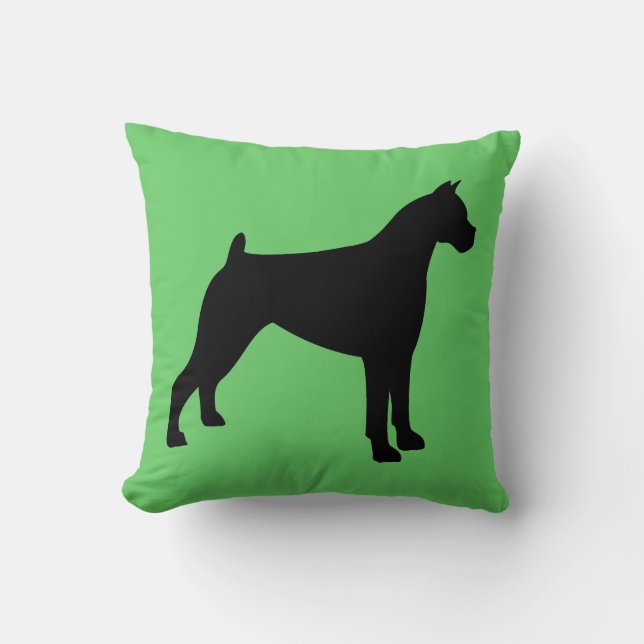 Boxer Throw Pillow (Front)