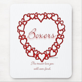 Boxer True Love Mouse Pad