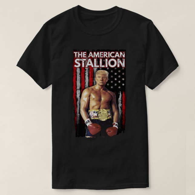 Boxer Trump - Rocky Trump Meme Classic T-Shirt (Design Front)