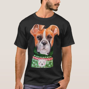 Boxer Ugly Christmas Sweater Boxer  Dog Owner Xmas