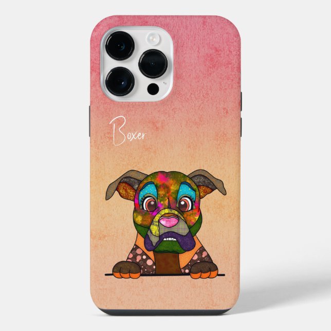 Boxer Ugly Face Case-Mate iPhone Case (Back)