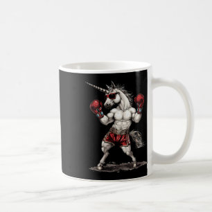 Boxer Unicorn With Boxing Gloves Kickboxing Funny Coffee Mug