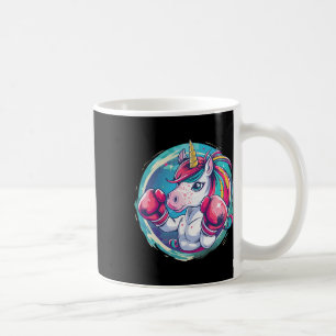 Boxer Unicorn With Boxing Gloves Kickboxing Funny  Coffee Mug