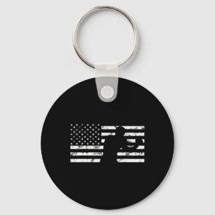 Boxer Usa Flag Boxing Glove Fighter Fight Kickboxi Keychain