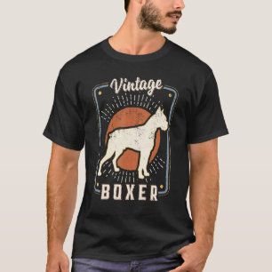 Boxer Vintage Retro Classic Dog Love T-Shirt