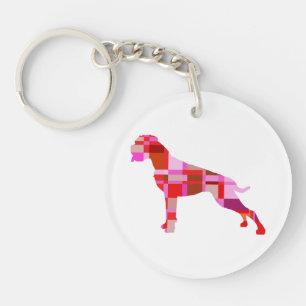 Boxerdog Karro Keychain