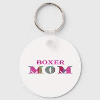 BoxerMom Keychain