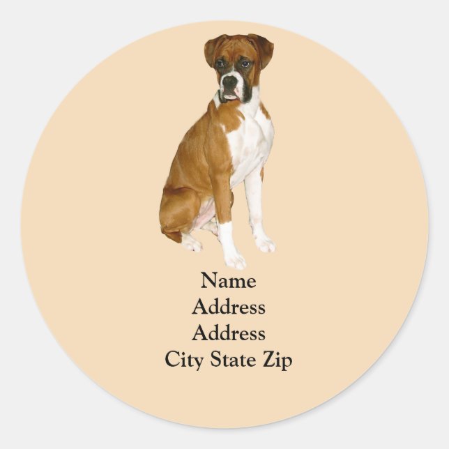 Boxers Address Label (Front)