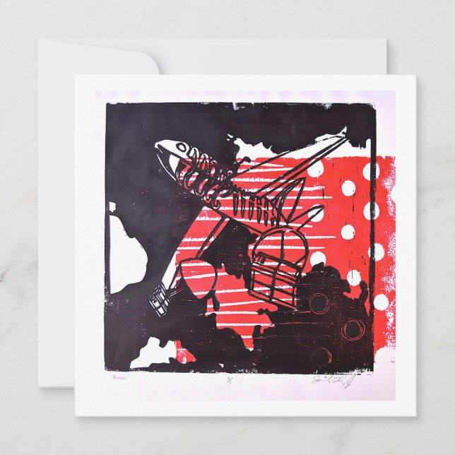 "Boxes" flat card (Front)