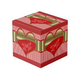 Boxes of Hearts Photo Cube