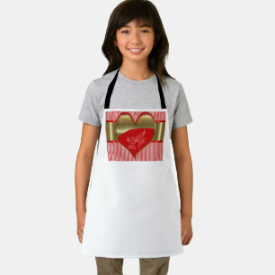 Boxes of Hearts Small Apron