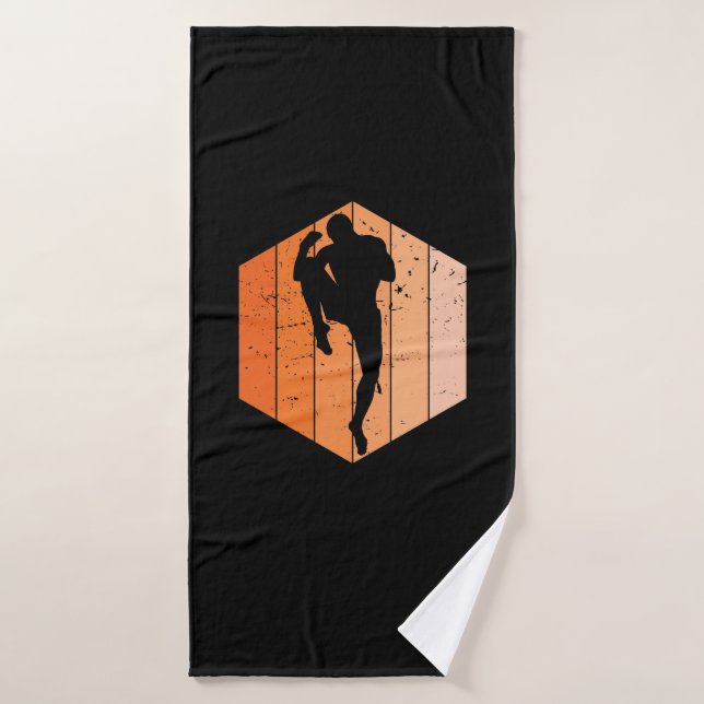 Boxeur Muay Thai (Serviette de bain)
